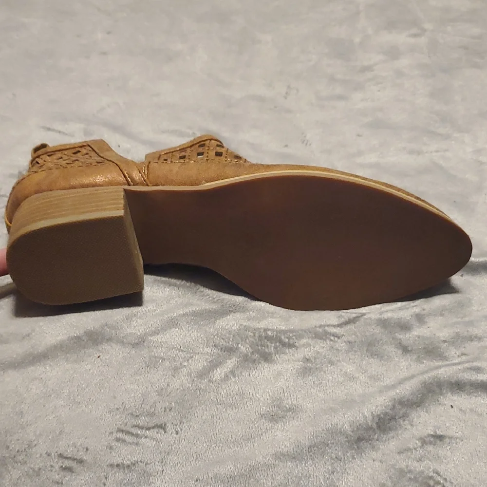 A Rider Girl Chic Bronze Women's Ankle Booties - Picture 13 of 14